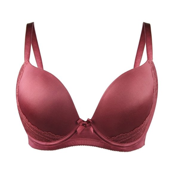 PARFAIT Casey Molded Plunge Underwire Bra Ruby Wine 36D NEW - Picture 4 of 9